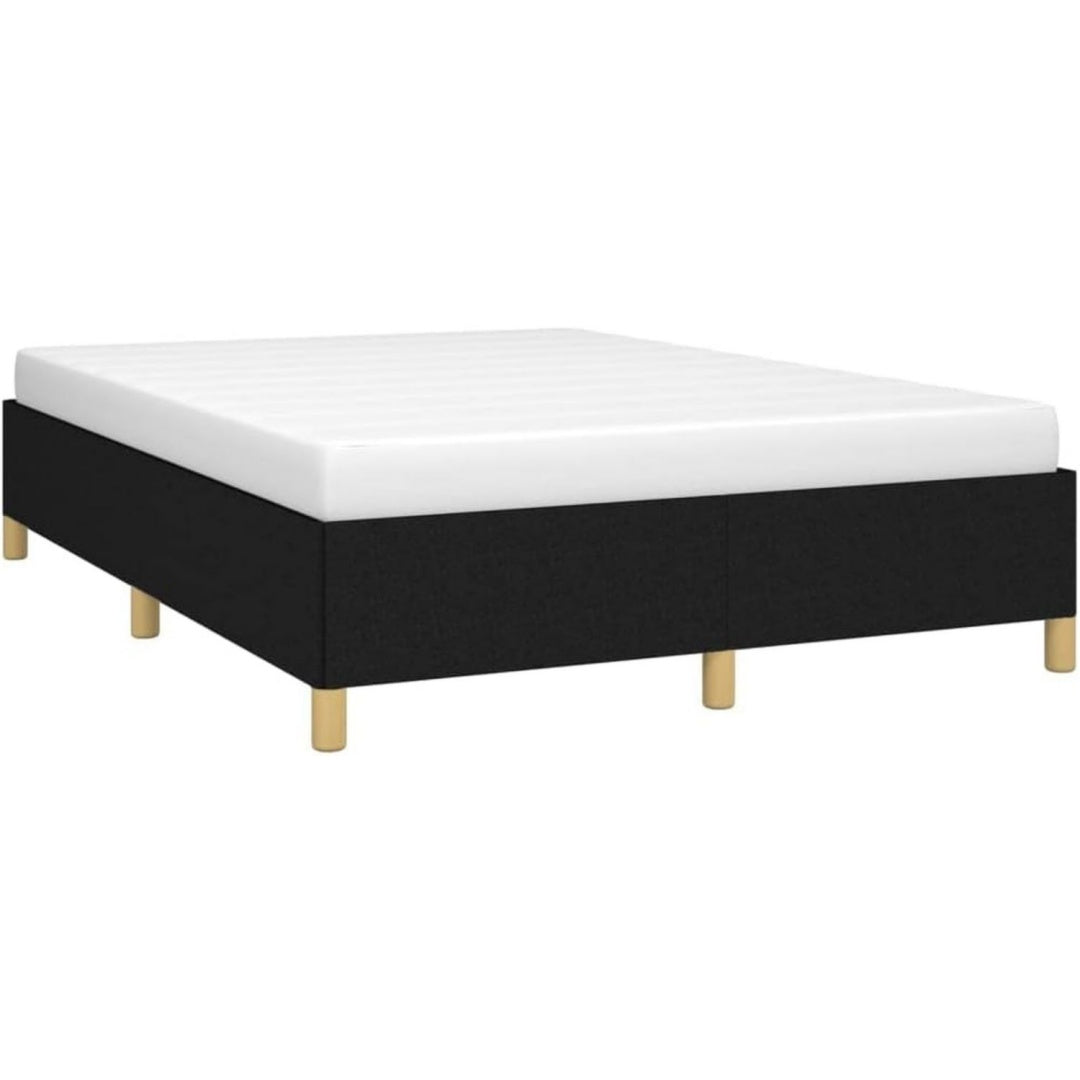 Bettgestell aus Stoff in Schwarz