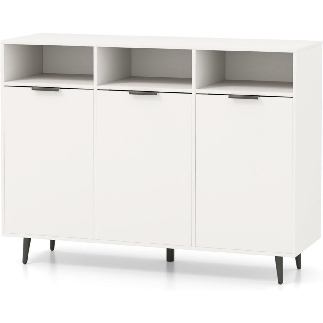 Das Sideboard mit dem Akzent auf sanft schliessende Fronten