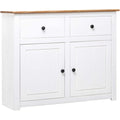 Sideboard mit den Massen 93 x 40 x 80 cm in Weiss