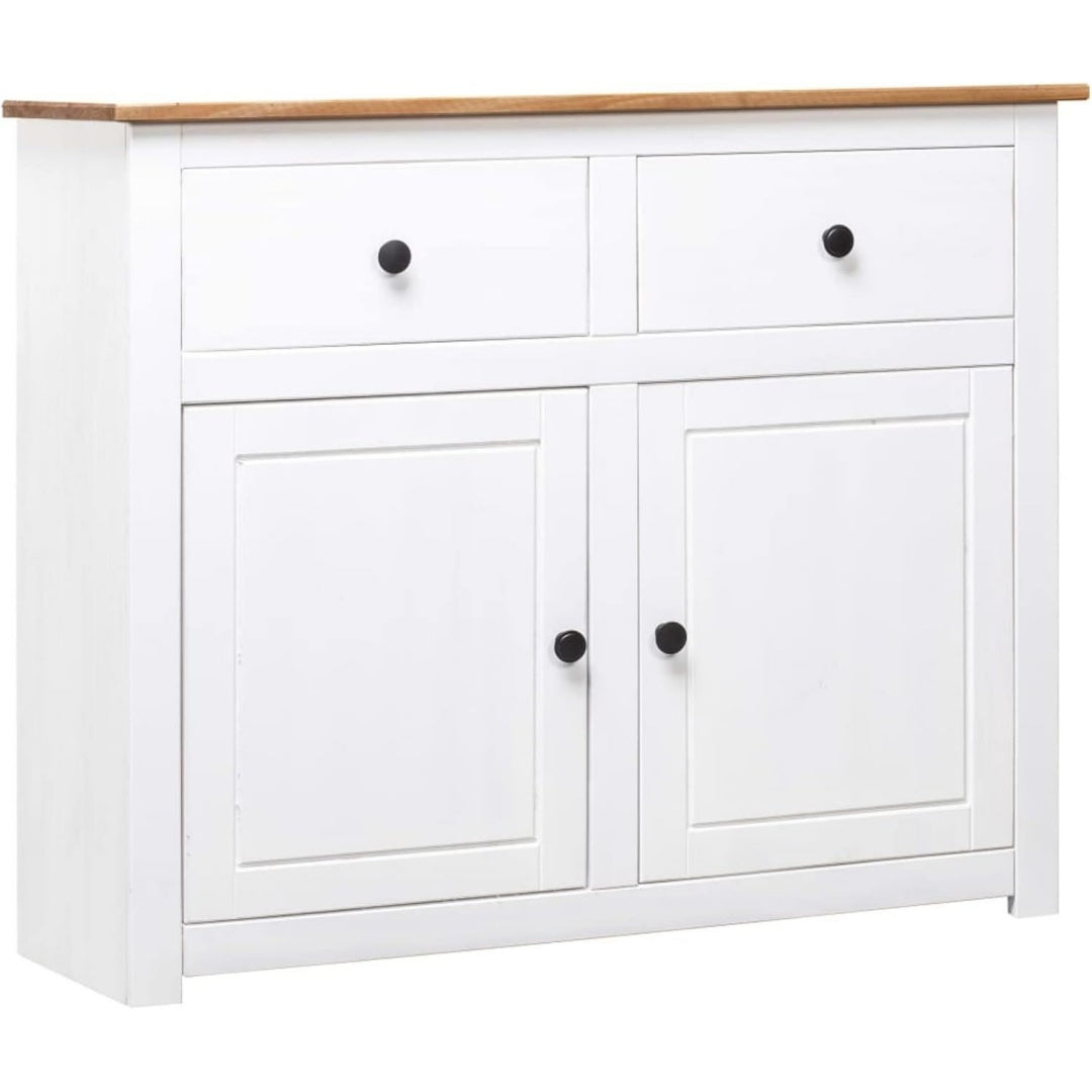 Sideboard mit den Massen 93 x 40 x 80 cm in Weiss