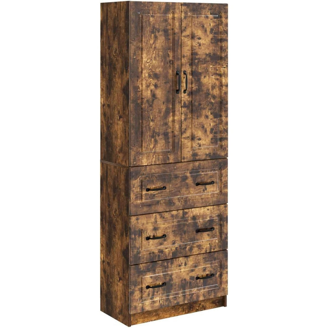 Schiebetueren an dem Sideboard mit den Massen 66 x 34.5 x 87 cm