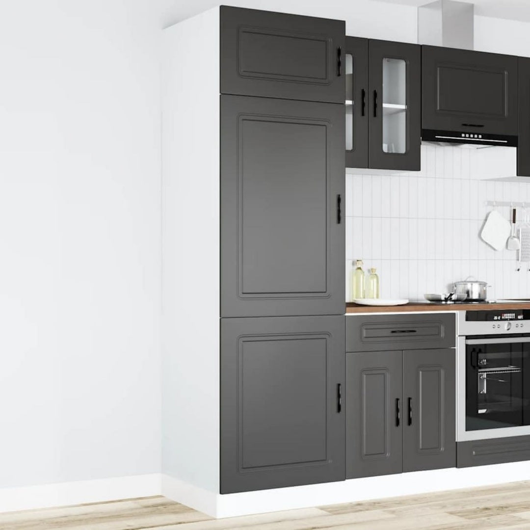 Sideboard mit den Massen 60 x 57 x 207 cm in Schwarz