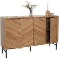 Das Sideboard nimmt mit 94 x 151 x 40 cm Gestalt an