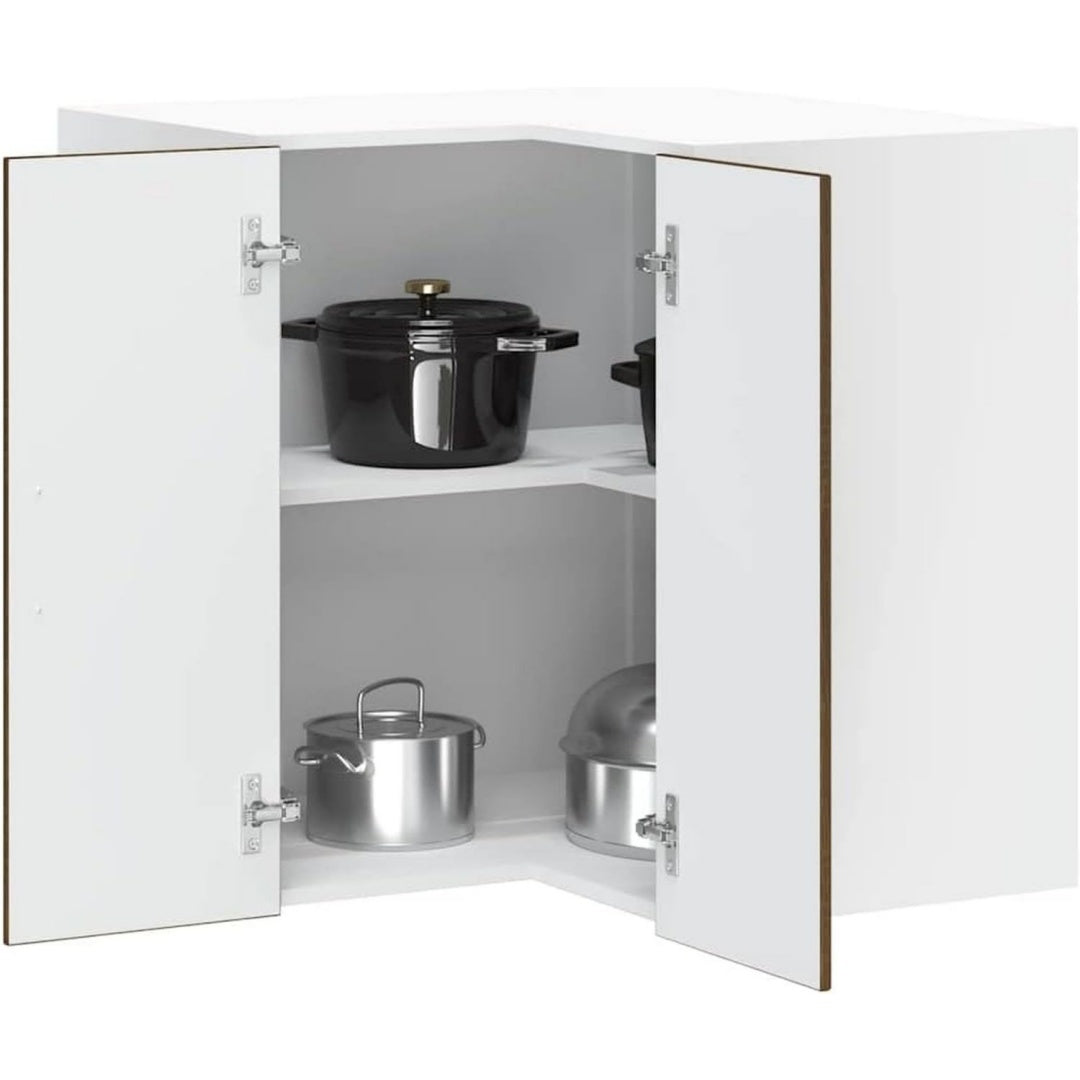Der Wandschrank misst 57 x 57 x 60 cm
