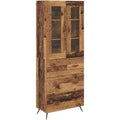 Glastueren praegen das Sideboard aus Metall