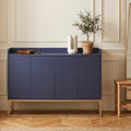Sideboard mit einem Metallgestell, geschlossenem Stauraum und 4 Tueren