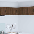 Wandschrank aus Holzwerkstoff in Eichenbraun