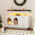 LED Beleuchtung an dem Sideboard mit den Massen 120 cm