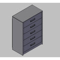 Ein weisser MDF Schrank setzt auf eine zurueckhaltende Form