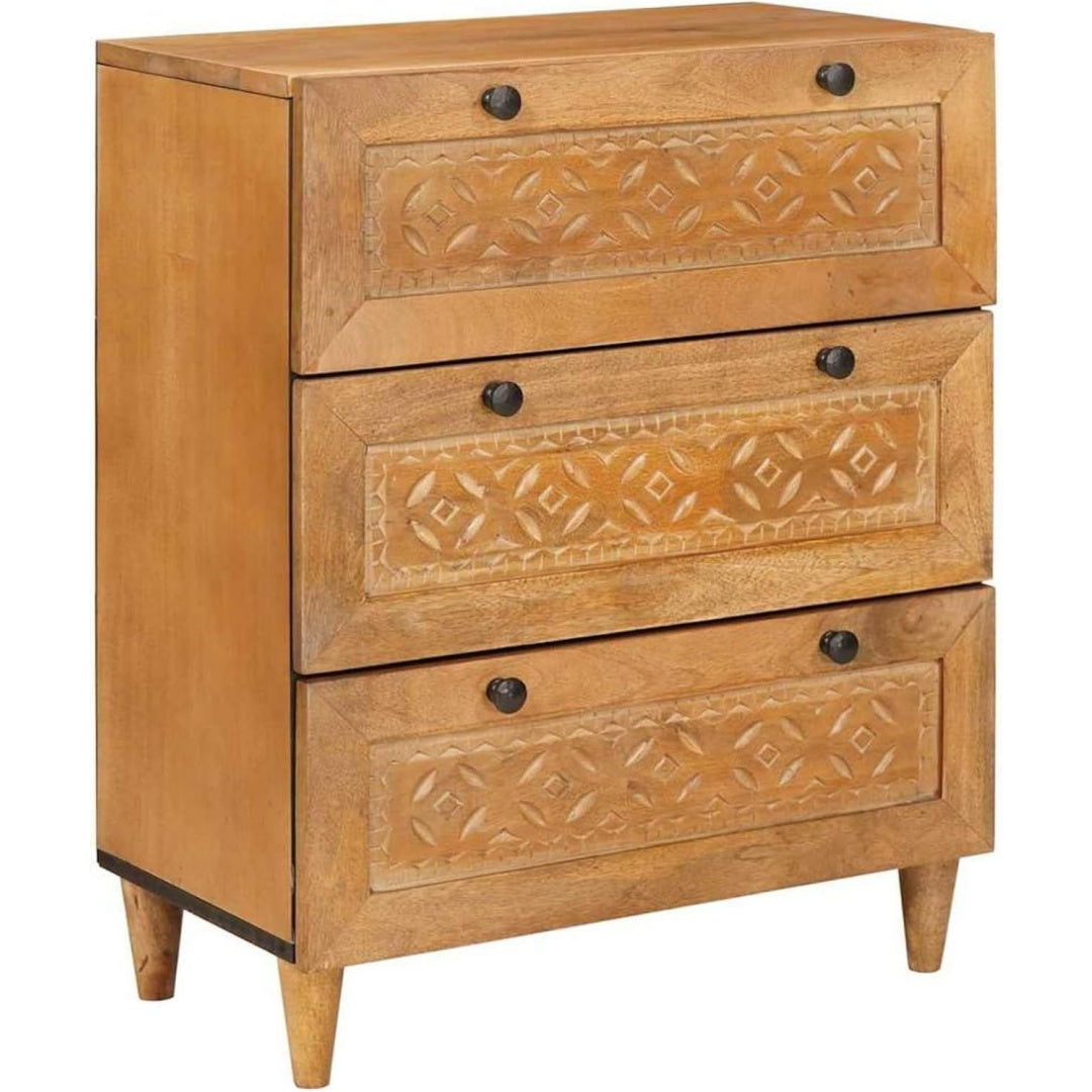Sideboard mit Schubladen, 3 Schubladen und offenen Ablagen