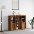 Das Sideboard vereint LED Beleuchtung mit geschlossenem Stauraum